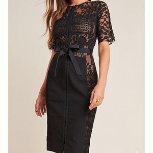 Anthropologie Byron Lars Carissima sheath dress
